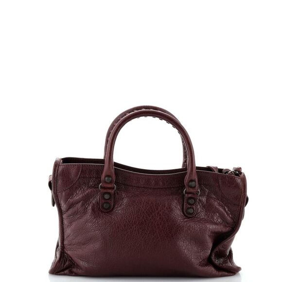 Balenciaga City Classic Studs Bag Leather Small Red - Picture 5 of 11